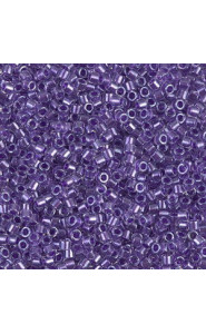 Miyuki delica beads 10/0 - Sparkling purple lined crystal DBM-906
